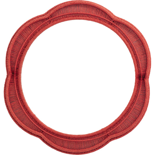 Zeva Wall Mirror by TOV Furniture. Made from glass, mdf, metal, paper cord in a eclectic & global style.