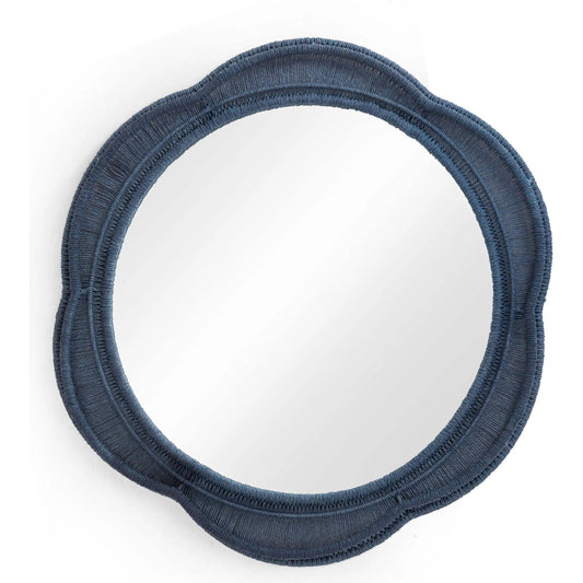 Zeva Wall Mirror by TOV Furniture. Made from glass, mdf, metal, paper cord in a unique style.