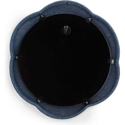 Zeva Wall Mirror by TOV Furniture. Made from glass, mdf, metal, paper cord in a eclectic & global style.