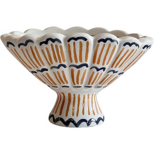Roman Coral Bowl by TOV Furniture. Made from ceramic in a eclectic & global style.