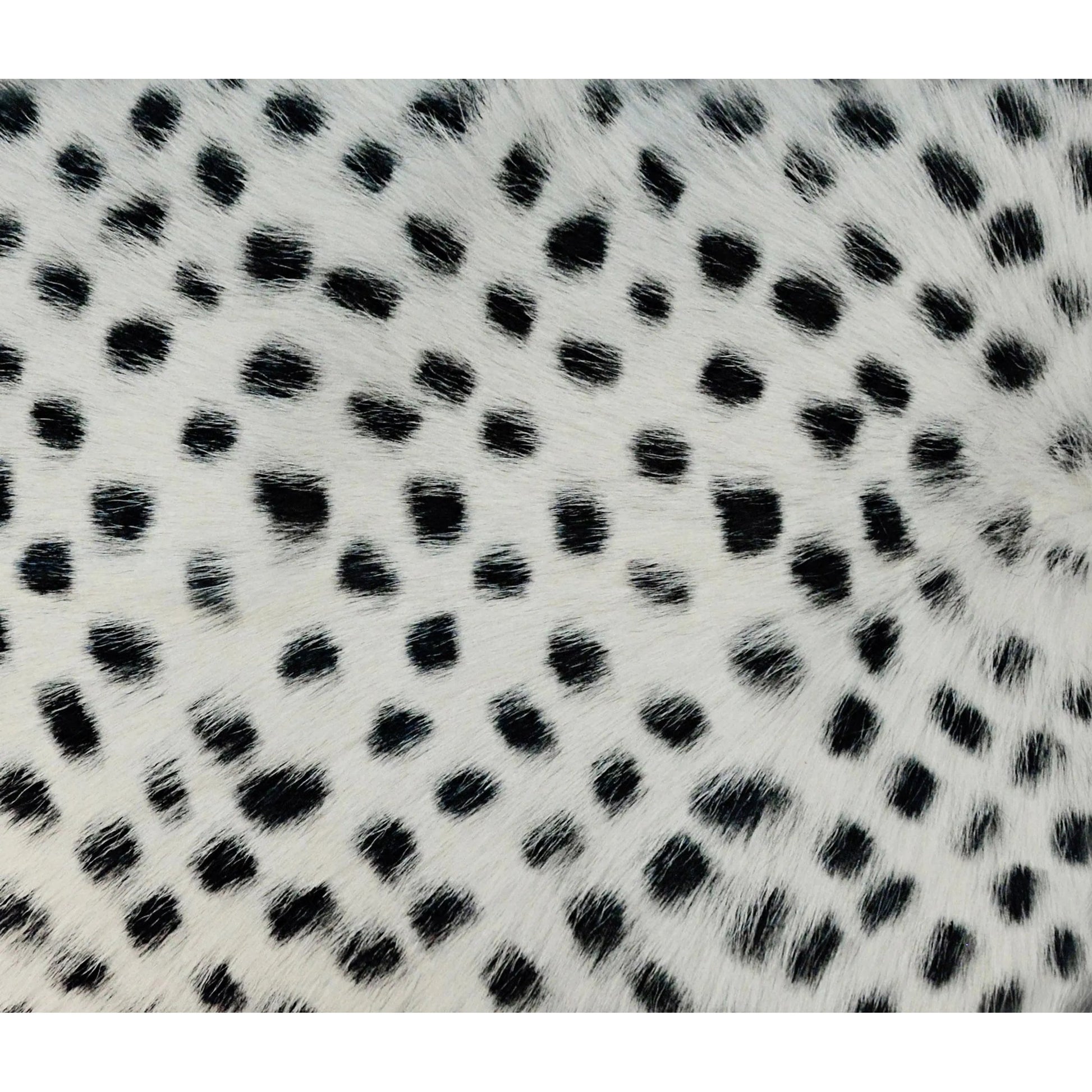 Goatskin Lumbar Pillow by TOV Furniture in white leopard. Made from goatskin in a eclectic & global style.