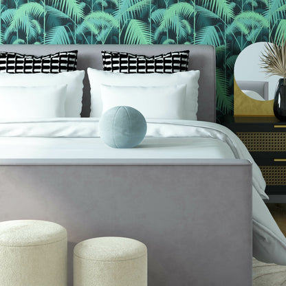 Boba Velvet Pillow by TOV Furniture. Made from velvet in a traditional style.