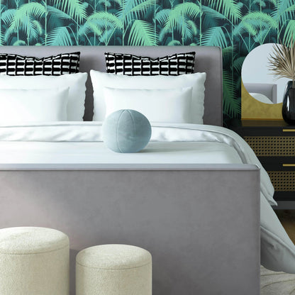 Boba Velvet Pillow by TOV Furniture. Made from velvet in a traditional style.