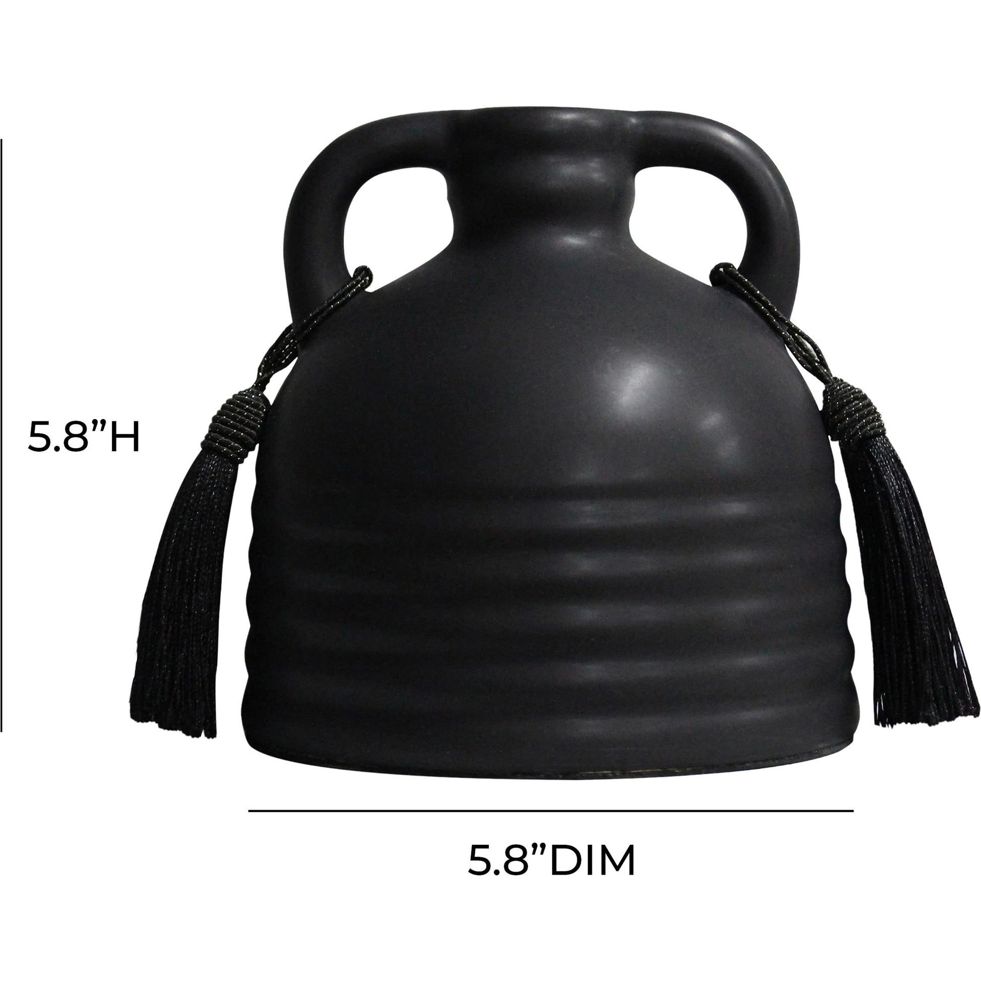 Adonis Ceramic Vase by TOV Furniture. Made from ceramic in a modern style.