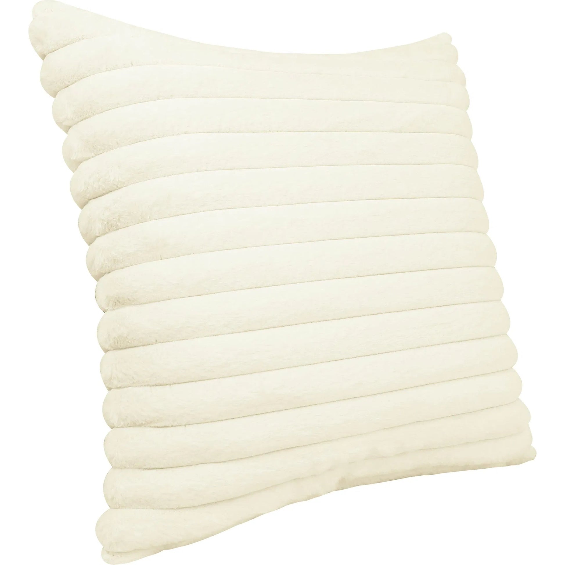 Furry Vegan Fur Accent Pillow by TOV Furniture. Made from fabric in a unique style.