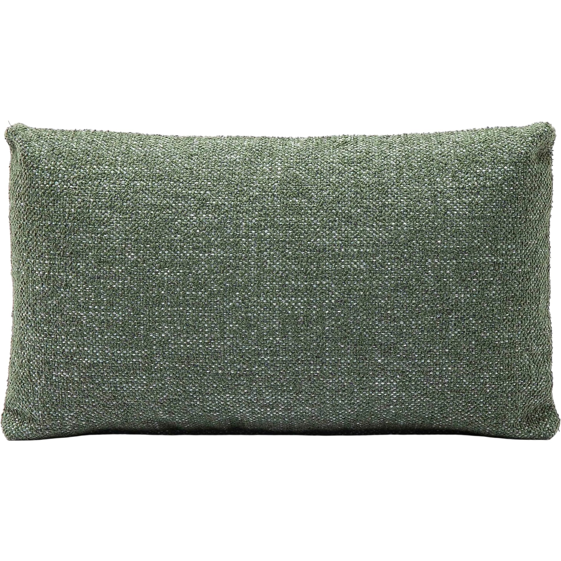 Malolo Basketweave Rectangular Vegan-Down Pillow by TOV Furniture in green. Made from chenille in a transitional style.
