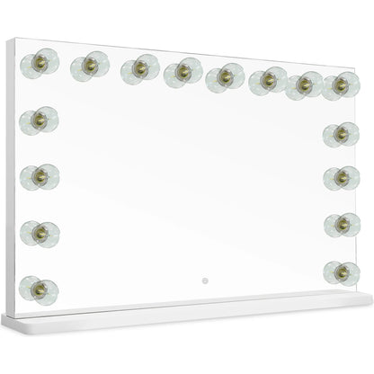 Lola Vanity Mirror by TOV Furniture in mirror. Made from aluminum, glass, mdf in a transitional style.