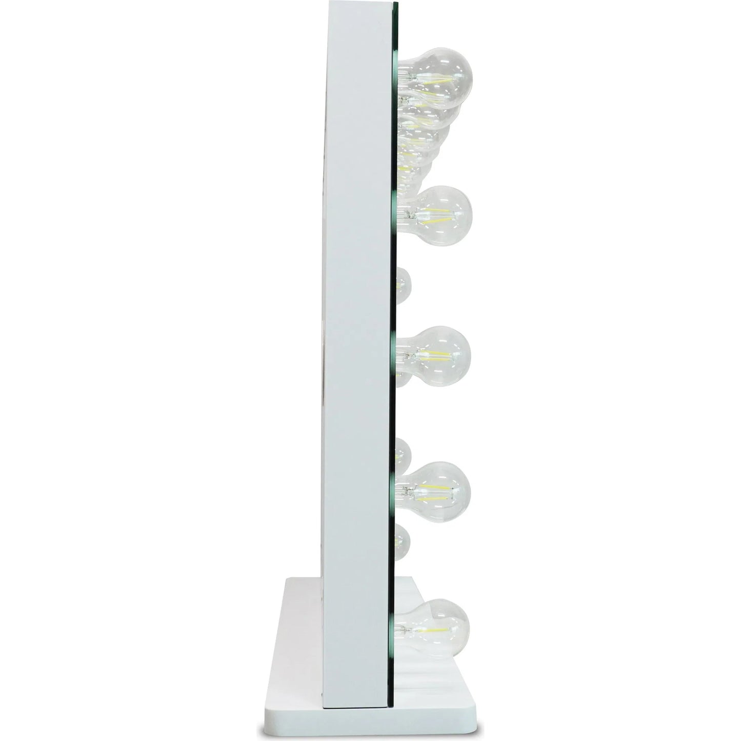 002 SI-2439939 | Additional Silo | Lola Vanity Mirror by TOV Furniture in mirror. Made from aluminum, glass, mdf in a transitional style.