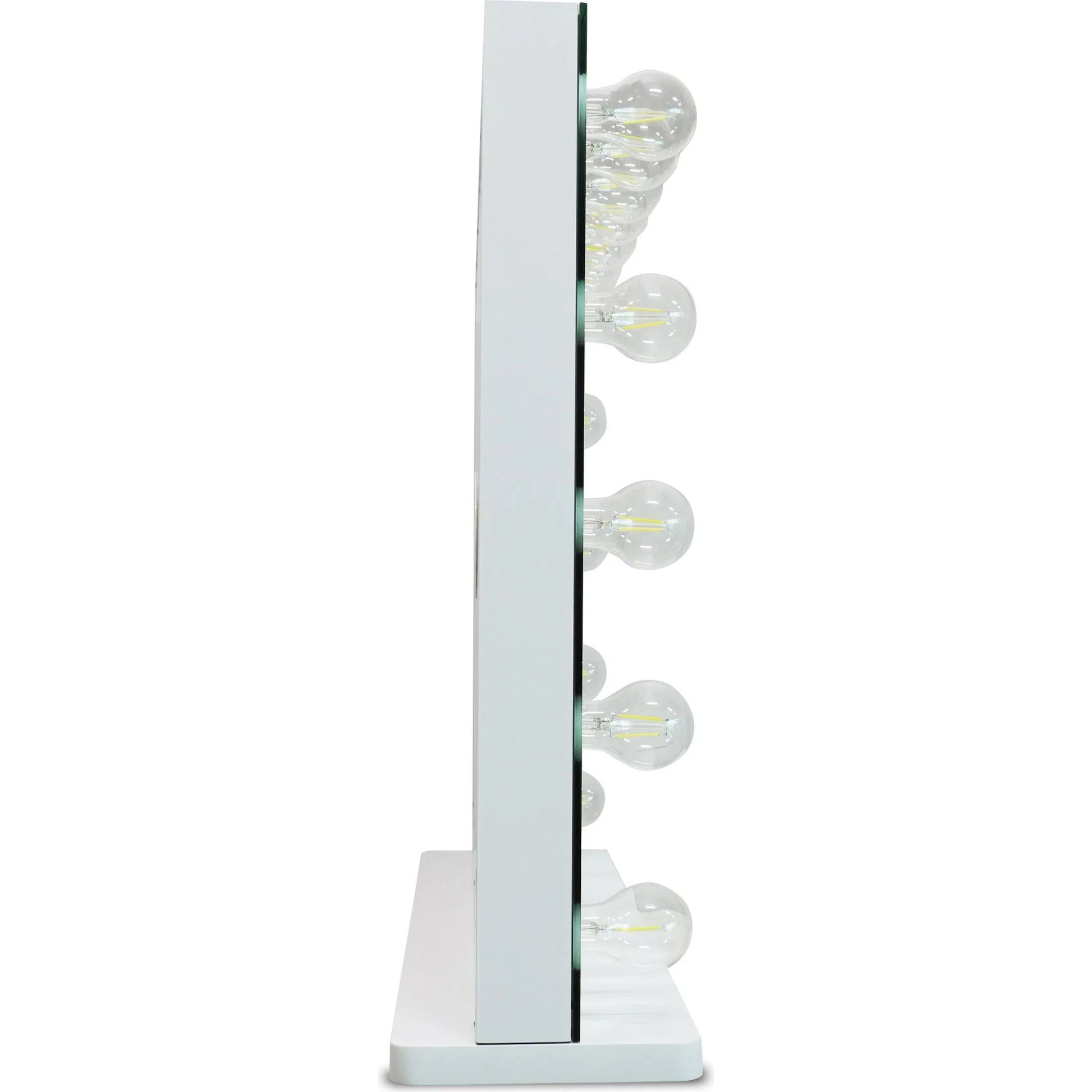 Lola Vanity Mirror by TOV Furniture in mirror. Made from aluminum, glass, mdf in a transitional style.