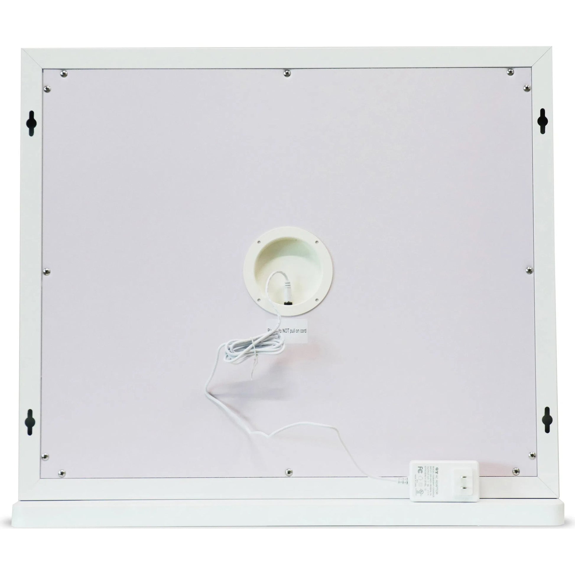 Lola LED Panel Vanity Mirror by TOV Furniture in mirror. Made from aluminum, glass, mdf in a transitional style.
