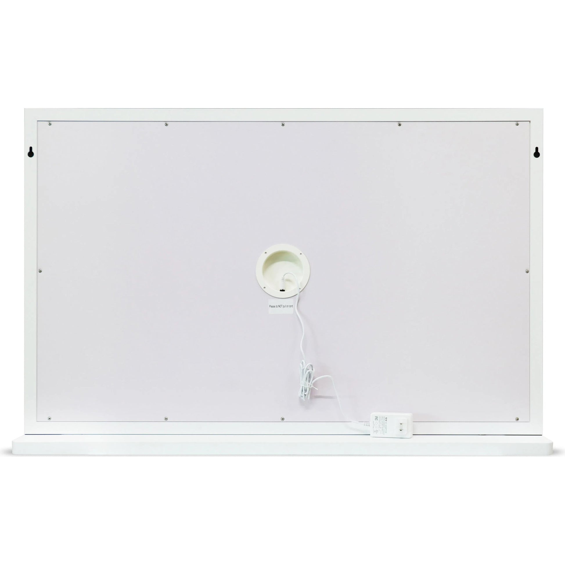 Lola LED Panel Vanity Mirror by TOV Furniture in mirror. Made from aluminum, glass, mdf in a transitional style.