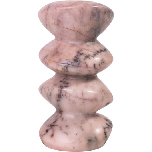 001 SI-2532688 | Primary Silo | Pink Cairn Decorative Object by TOV Furniture in pink marble. Made from marble in a unique style.