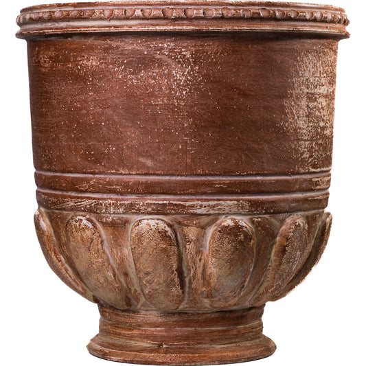 001 SI-2527465 | Primary Silo | Visha Grecian Vase by TOV Furniture in terracotta. Made from terracotta in a unique style.