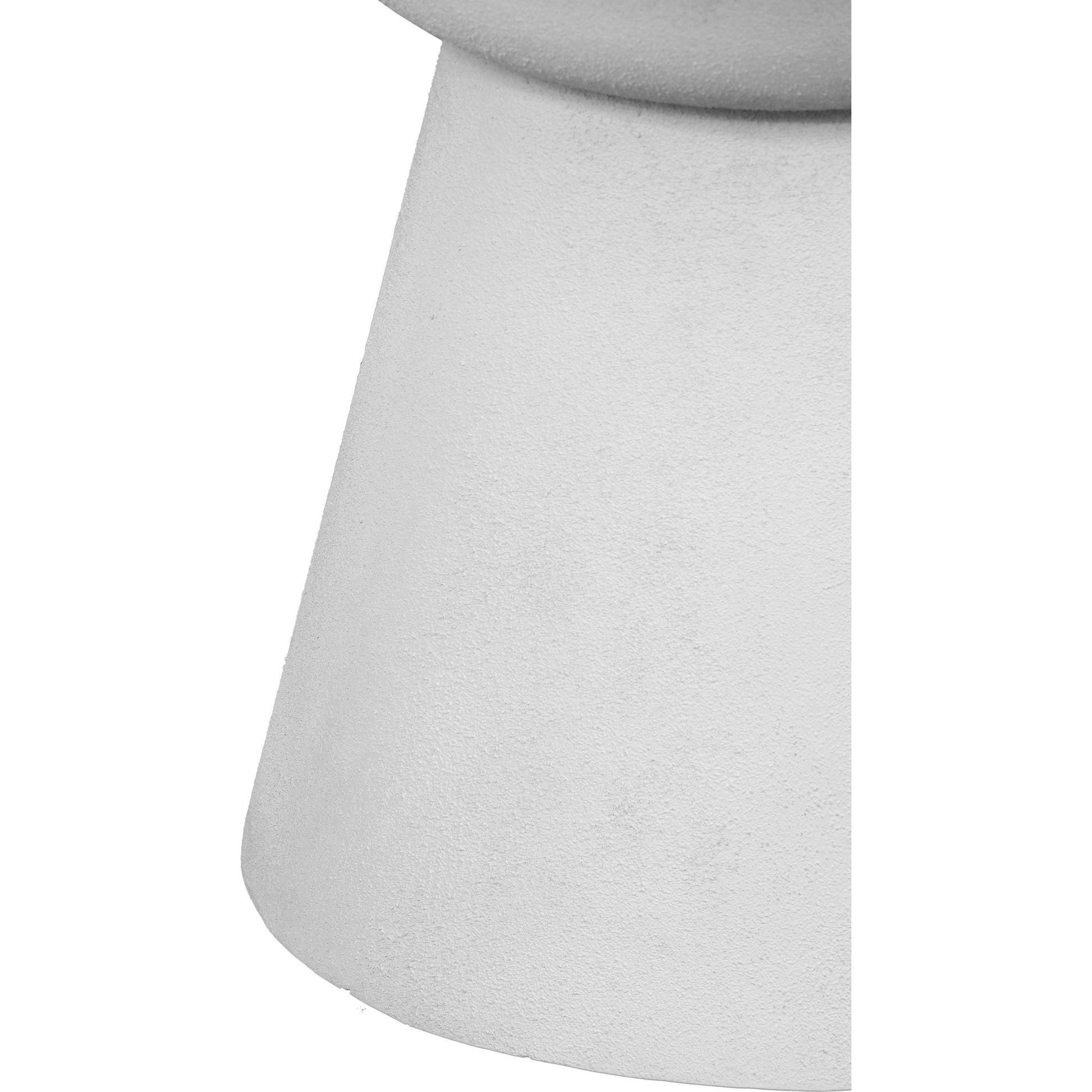 Lupita Dinette Table by TOV Furniture in white. Made from iron, mdf, resin in a modern style.