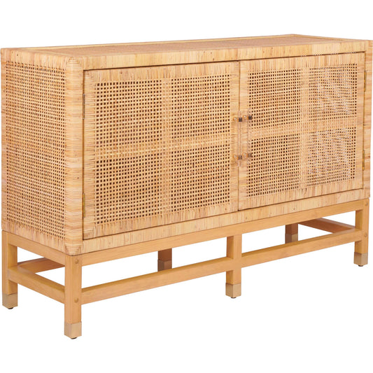 001 SI-2107251 | Additional Silo | Amara Woven Rattan Buffet by TOV Furniture. Made from rattan veneer, wood in a cottage & farmhouse style.