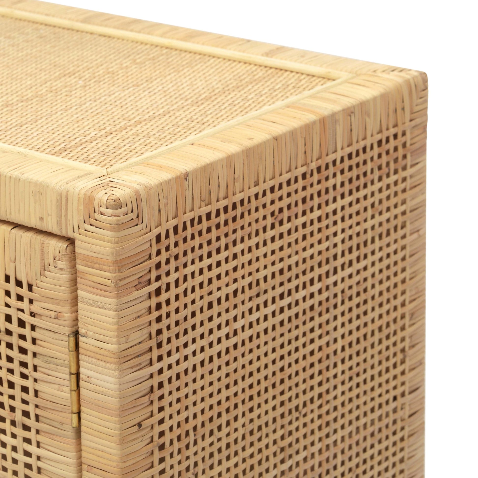 Amara Woven Rattan Buffet by TOV Furniture. Made from rattan veneer, wood in a cottage & farmhouse style.