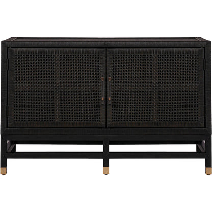 Amara Woven Rattan Buffet by TOV Furniture. Made from rattan veneer, wood in a cottage & farmhouse style.
