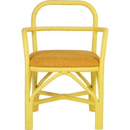 Ginny Rattan Dining Chair by TOV Furniture. Made from fabric, rattan in a cottage & farmhouse style.
