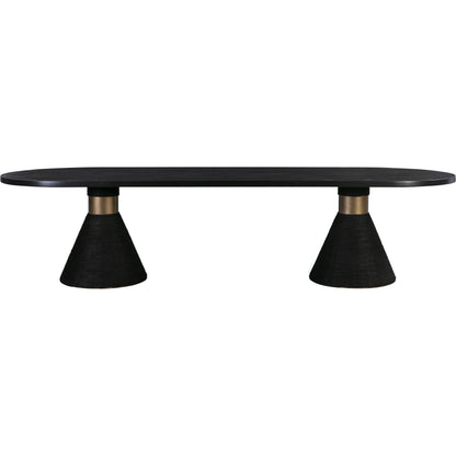 Rishi Table by TOV Furniture. Made from acacia in a modern style.