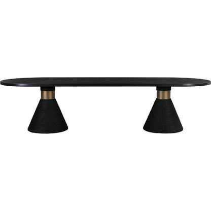 Rishi Table by TOV Furniture. Made from acacia in a modern style.