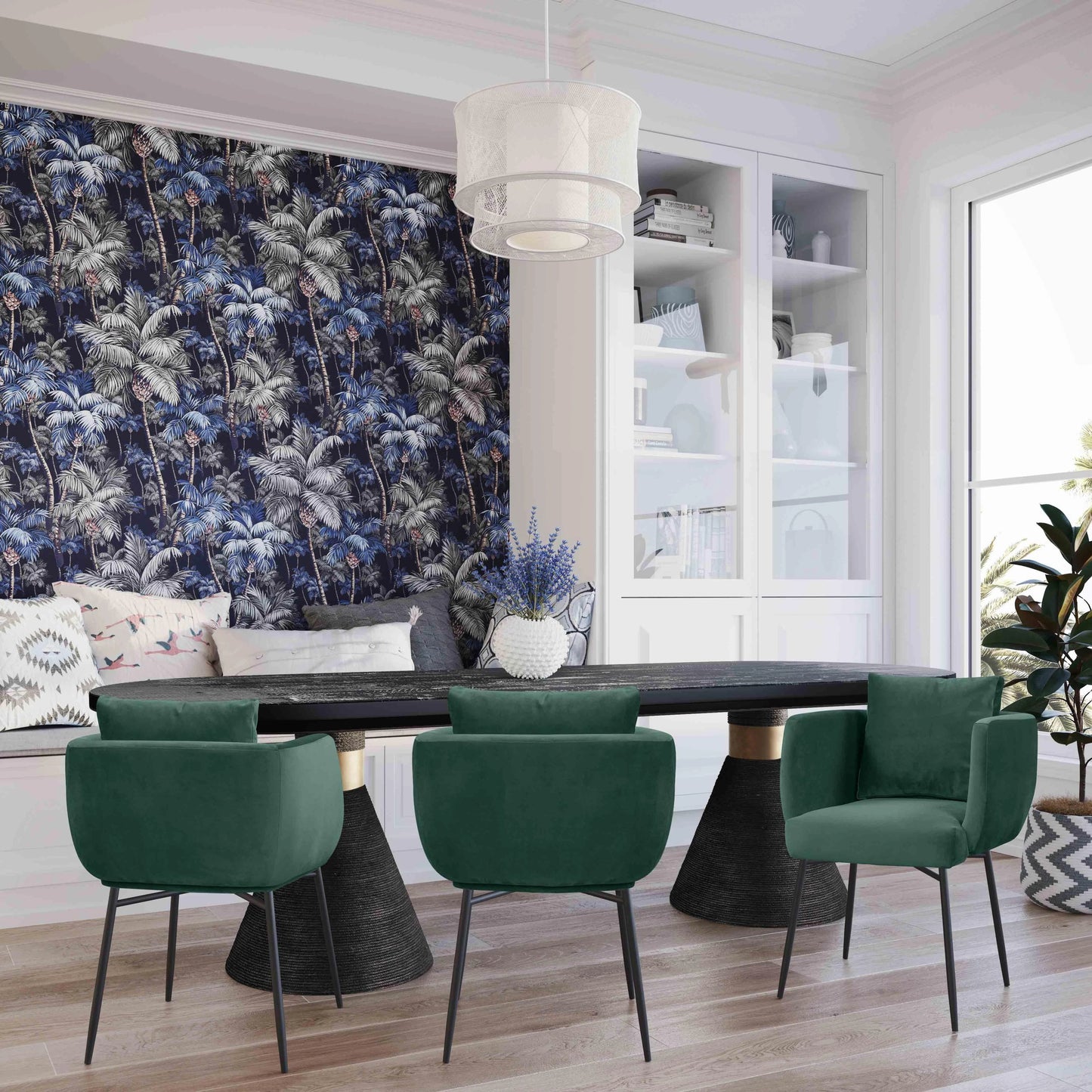 022 SR-759244 | Lifestyle | Rishi Table by TOV Furniture. Made from acacia in a modern style.