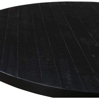 Rishi Round Table by TOV Furniture. Made from acacia in a modern style.