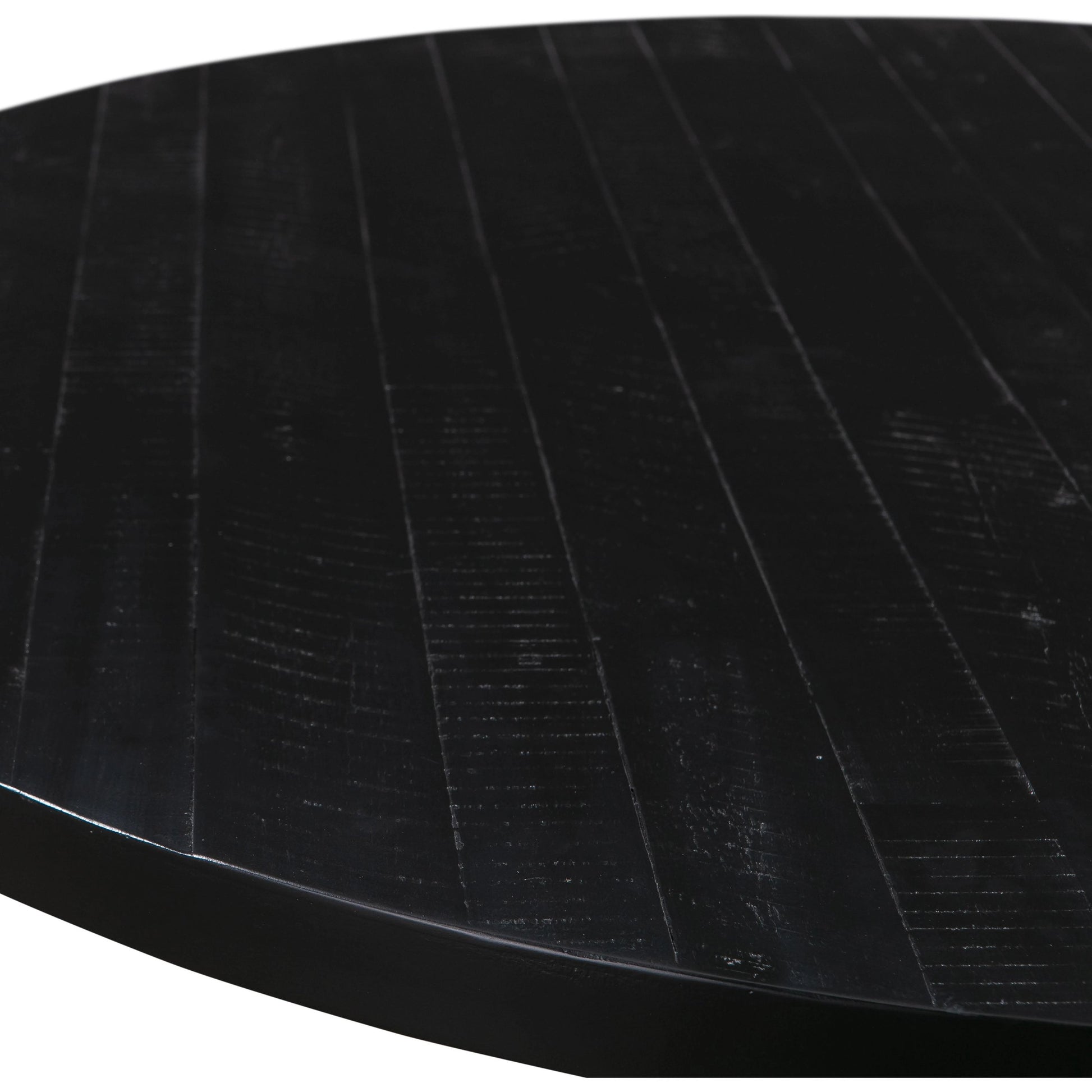 Rishi Round Table by TOV Furniture. Made from acacia in a modern style.