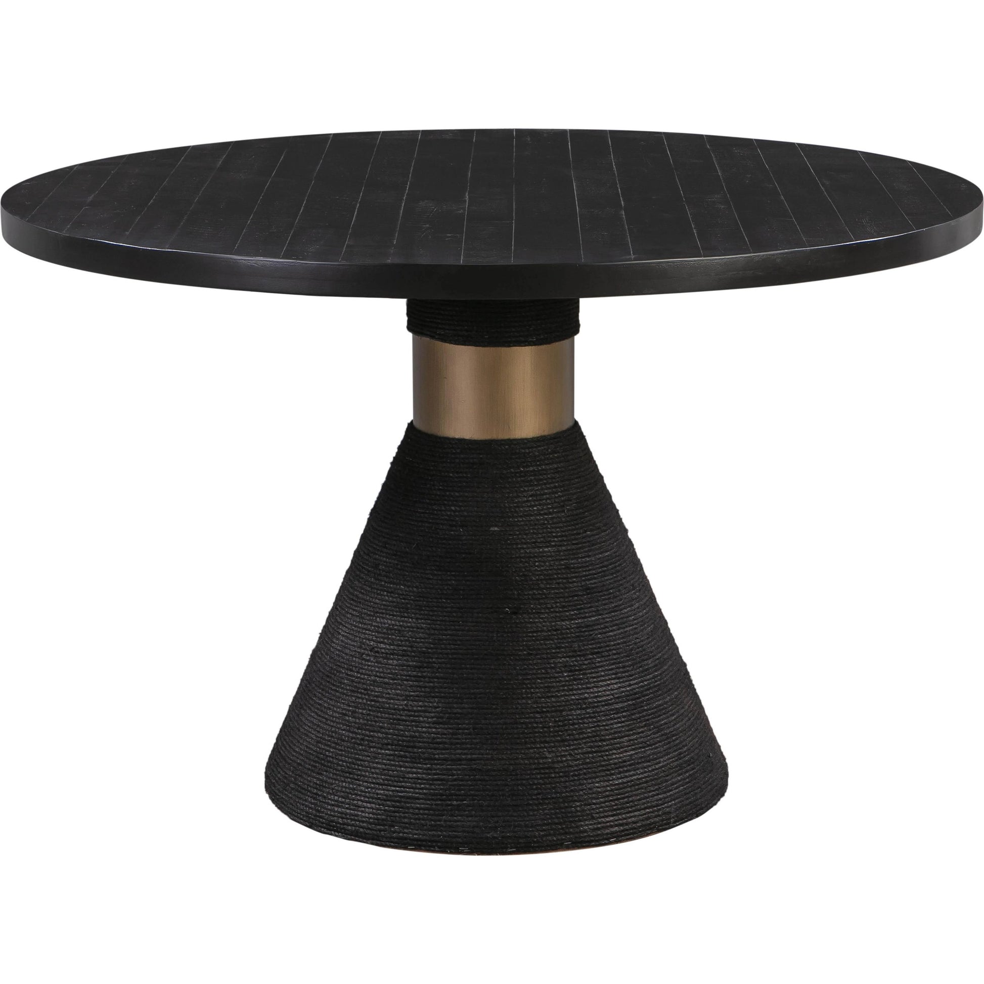 Rishi Round Table by TOV Furniture. Made from acacia in a modern style.