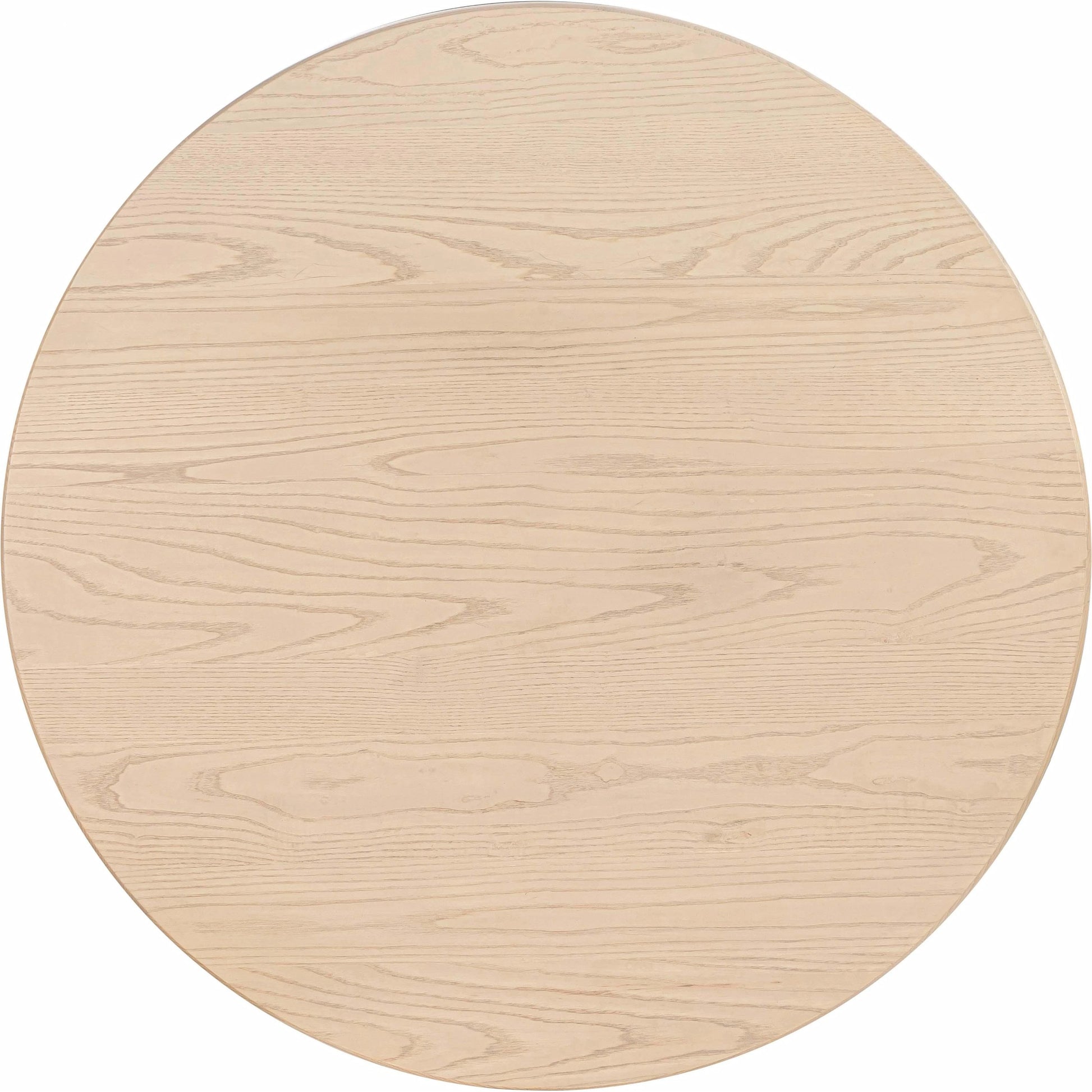 Chelsea Oak Round Dining Table by TOV Furniture in natural oak. Made from ash, mdf veneer in a cottage & farmhouse style.