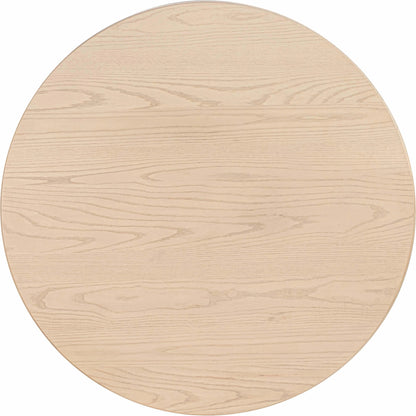 Chelsea Oak Round Dining Table by TOV Furniture in natural oak. Made from ash, mdf veneer in a cottage & farmhouse style.