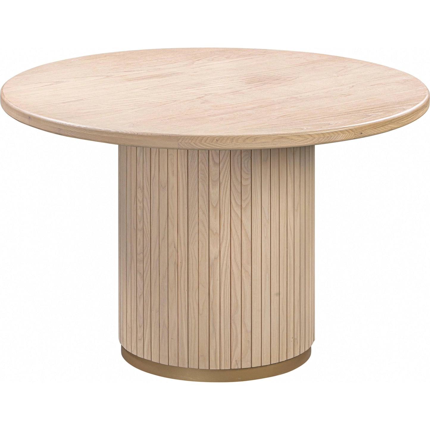 005 SI-1787123 | Additional Silo | Chelsea Oak Round Dining Table by TOV Furniture in natural oak. Made from ash, mdf veneer in a cottage & farmhouse style.