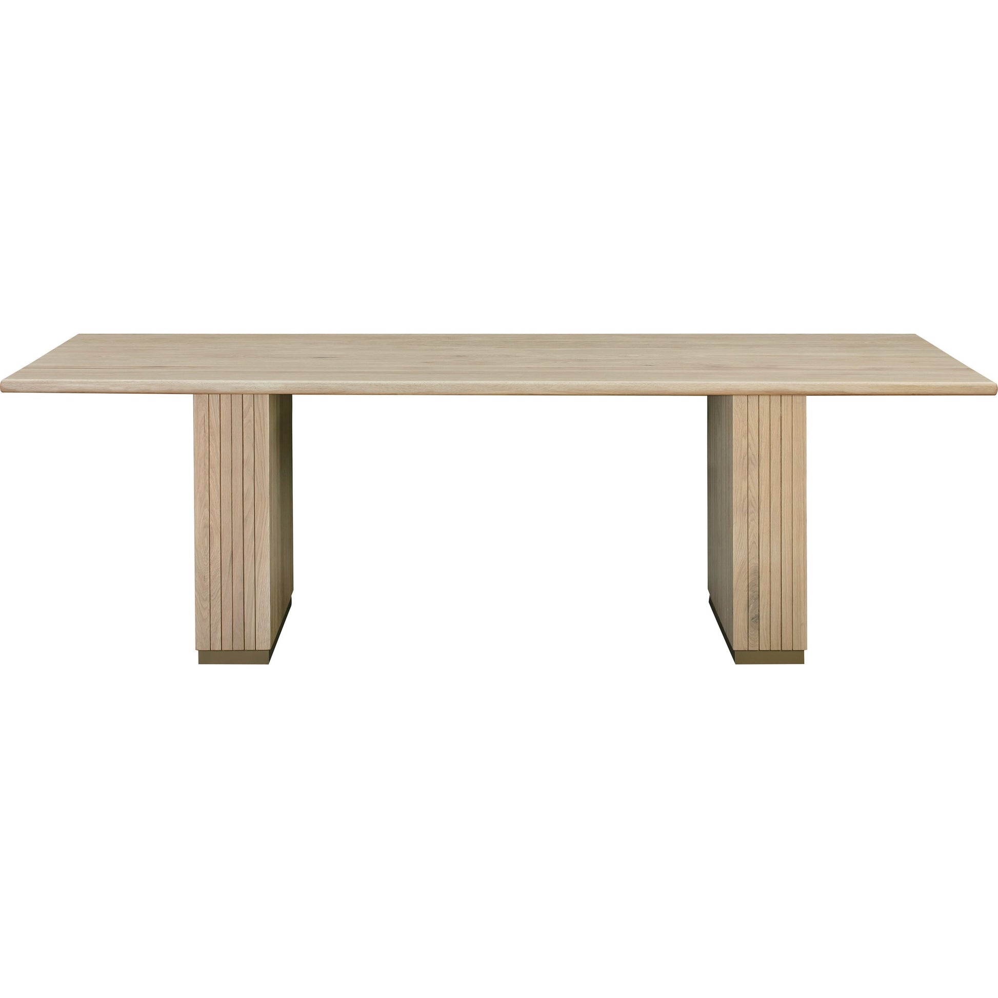 Chelsea Oak Rectangular Dining Table by TOV Furniture in natural oak. Made from ash, mdf veneer in a cottage & farmhouse style.