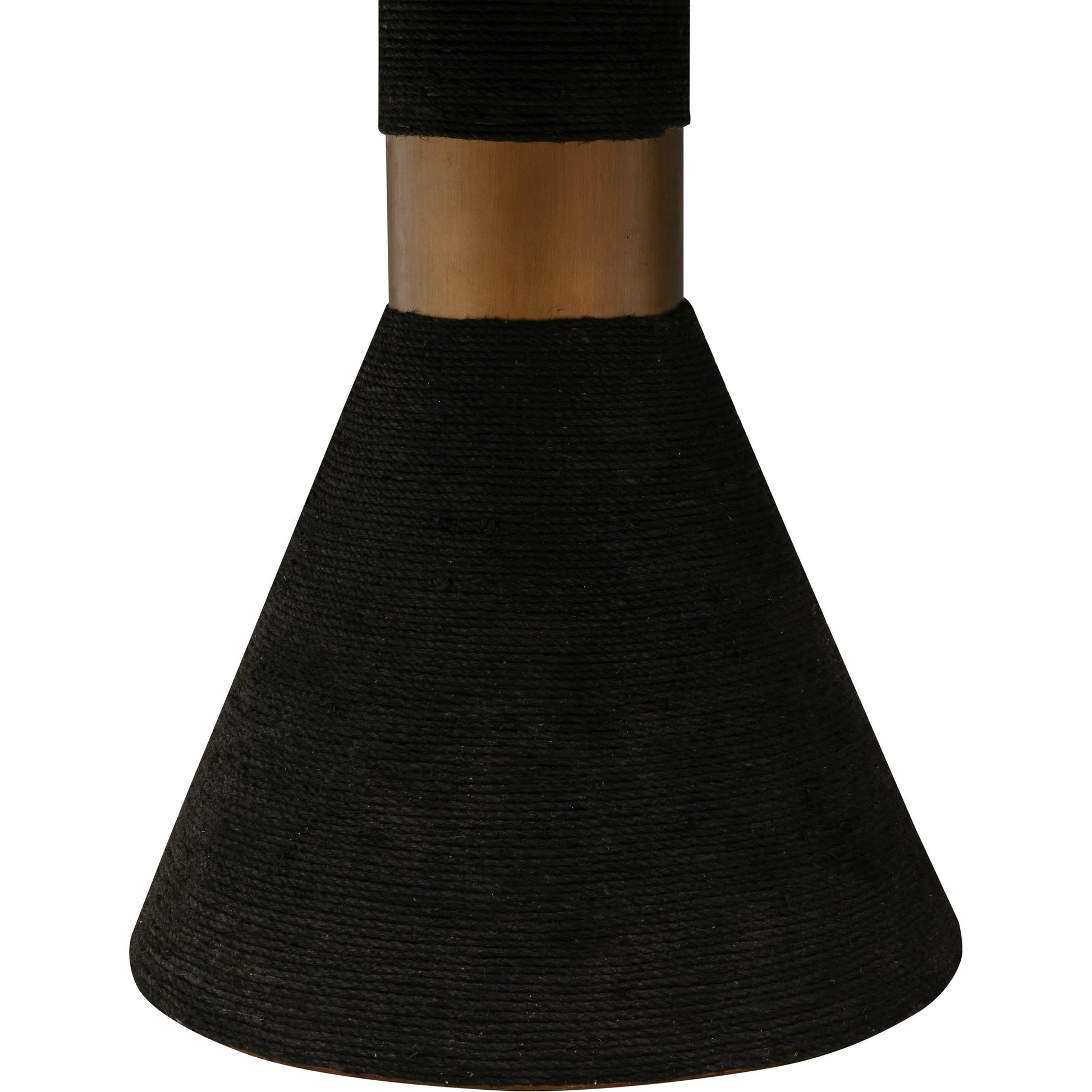 Rishi Dining Table by TOV Furniture. Made from acacia, iron, mdf veneer, rope in a modern style.