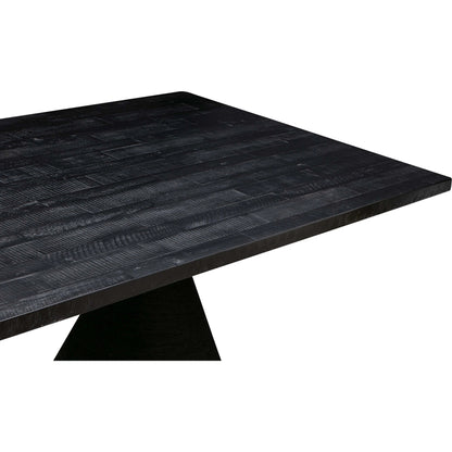 Rishi Dining Table by TOV Furniture. Made from acacia, iron, mdf veneer, rope in a modern style.