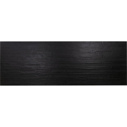 Rishi Dining Table by TOV Furniture. Made from acacia, iron, mdf veneer, rope in a modern style.