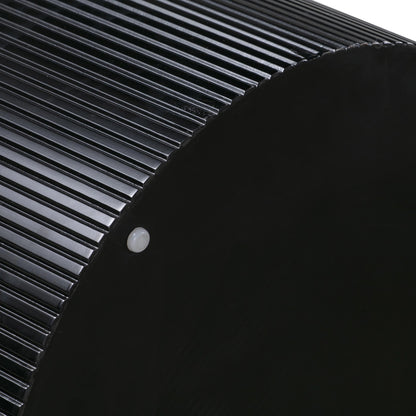 Nova Dining Table by TOV Furniture in black, white. Made from mdf in a modern style.