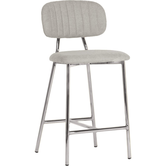 Ariana Counter Stool (Set of 2) by TOV Furniture. Made from metal, plywood, velvet in a modern style.