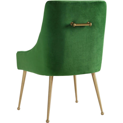 Beatrix Side Chair by TOV Furniture. Made from velvet in a modern style.
