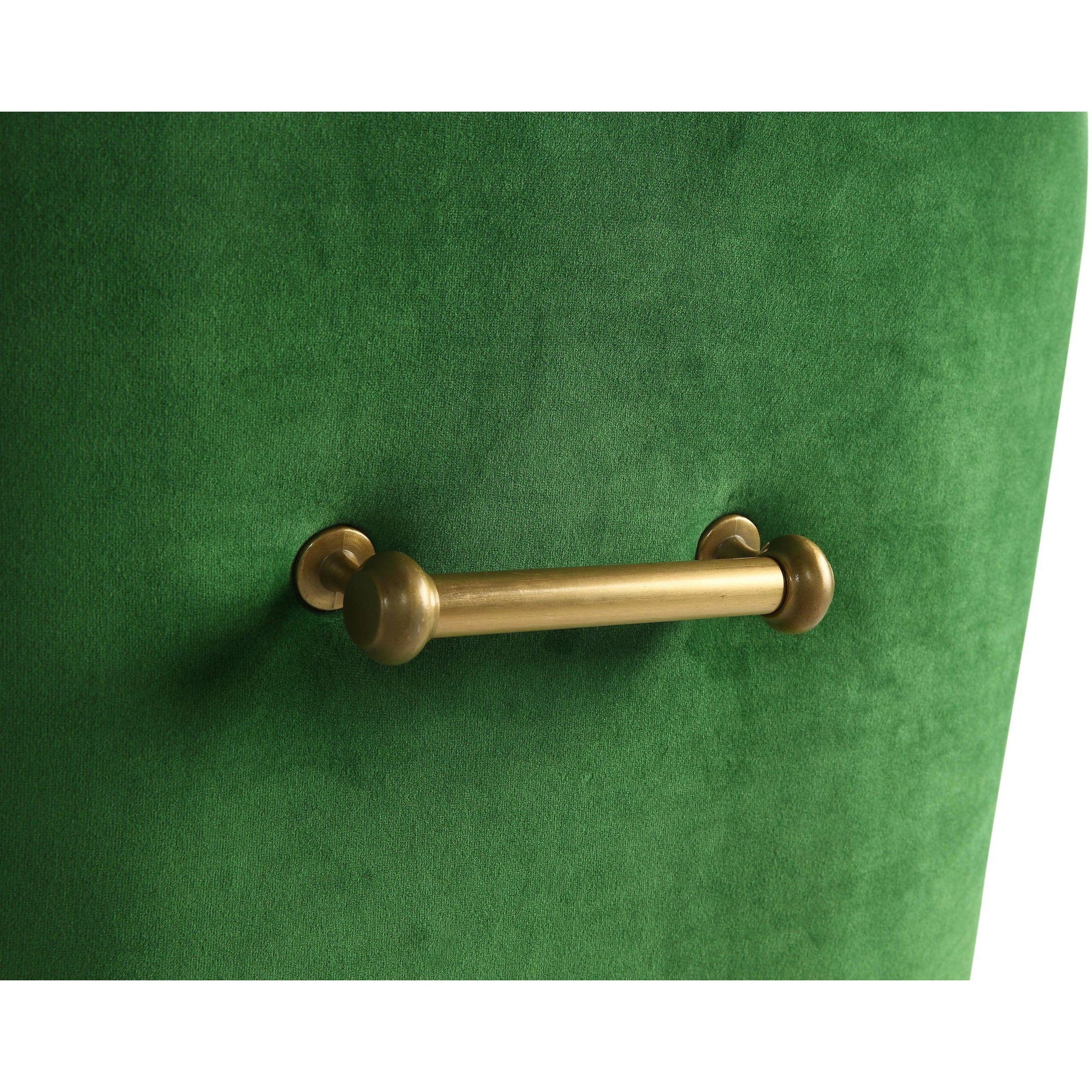 Beatrix Side Chair by TOV Furniture. Made from velvet in a modern style.