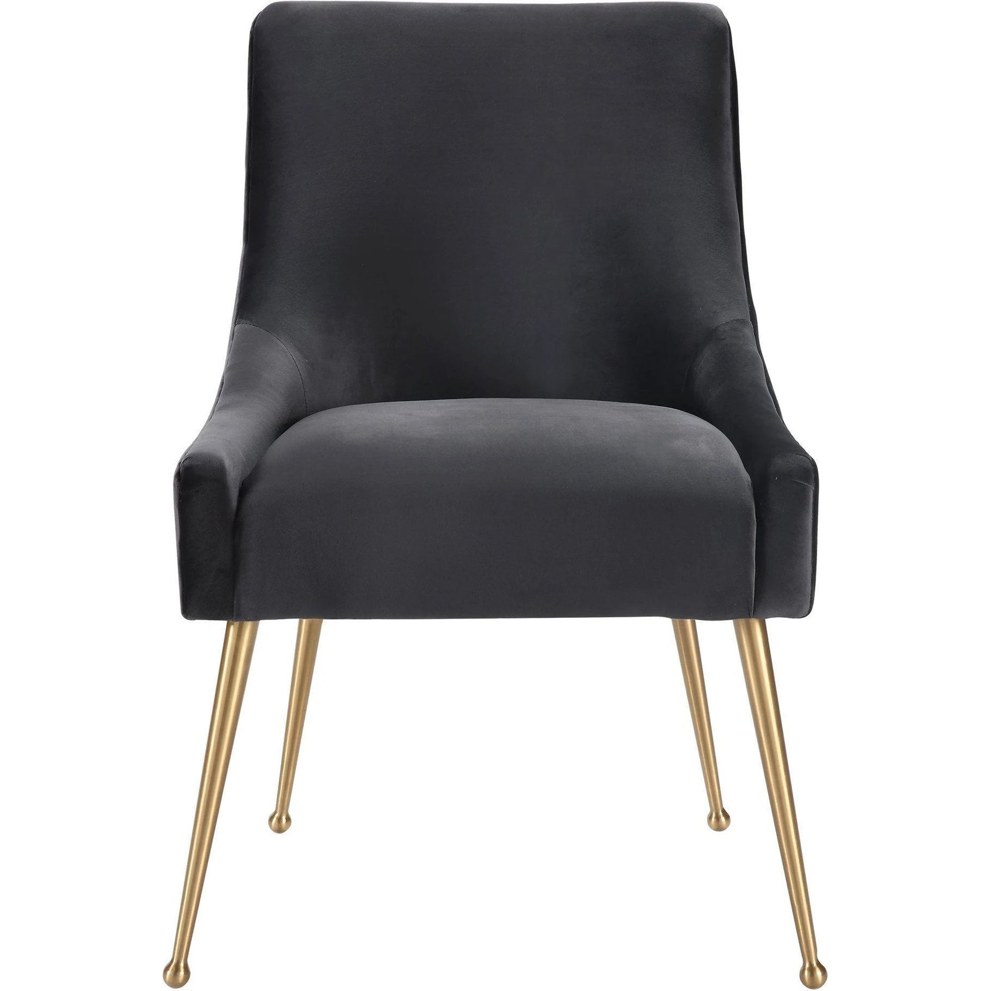 Beatrix Side Chair by TOV Furniture. Made from velvet in a modern style.
