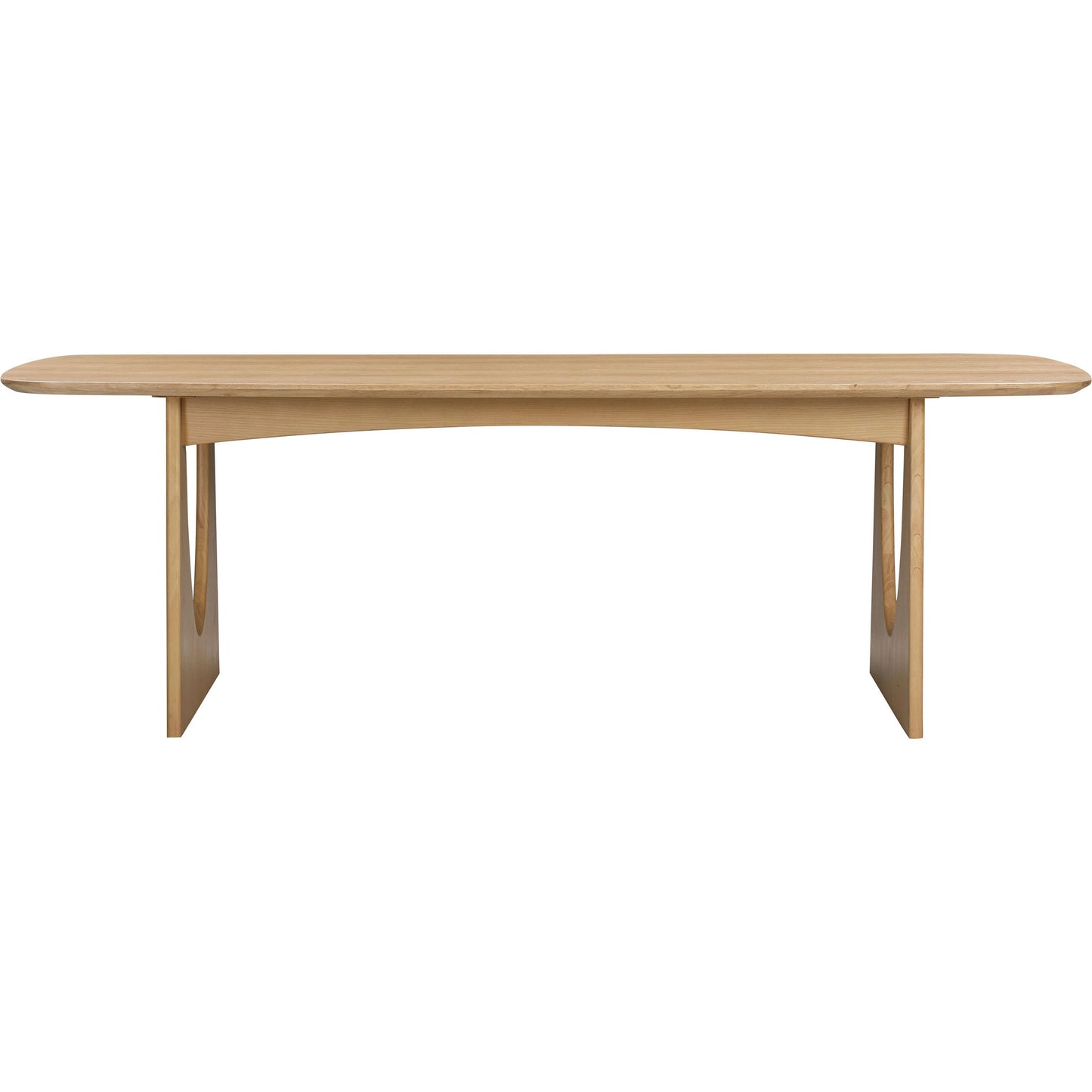 002 SI-2107296 | Additional Silo | Cybill Dining Table by TOV Furniture in natural ash. Made from ash veneer, mdf, rubberwood in a modern style.