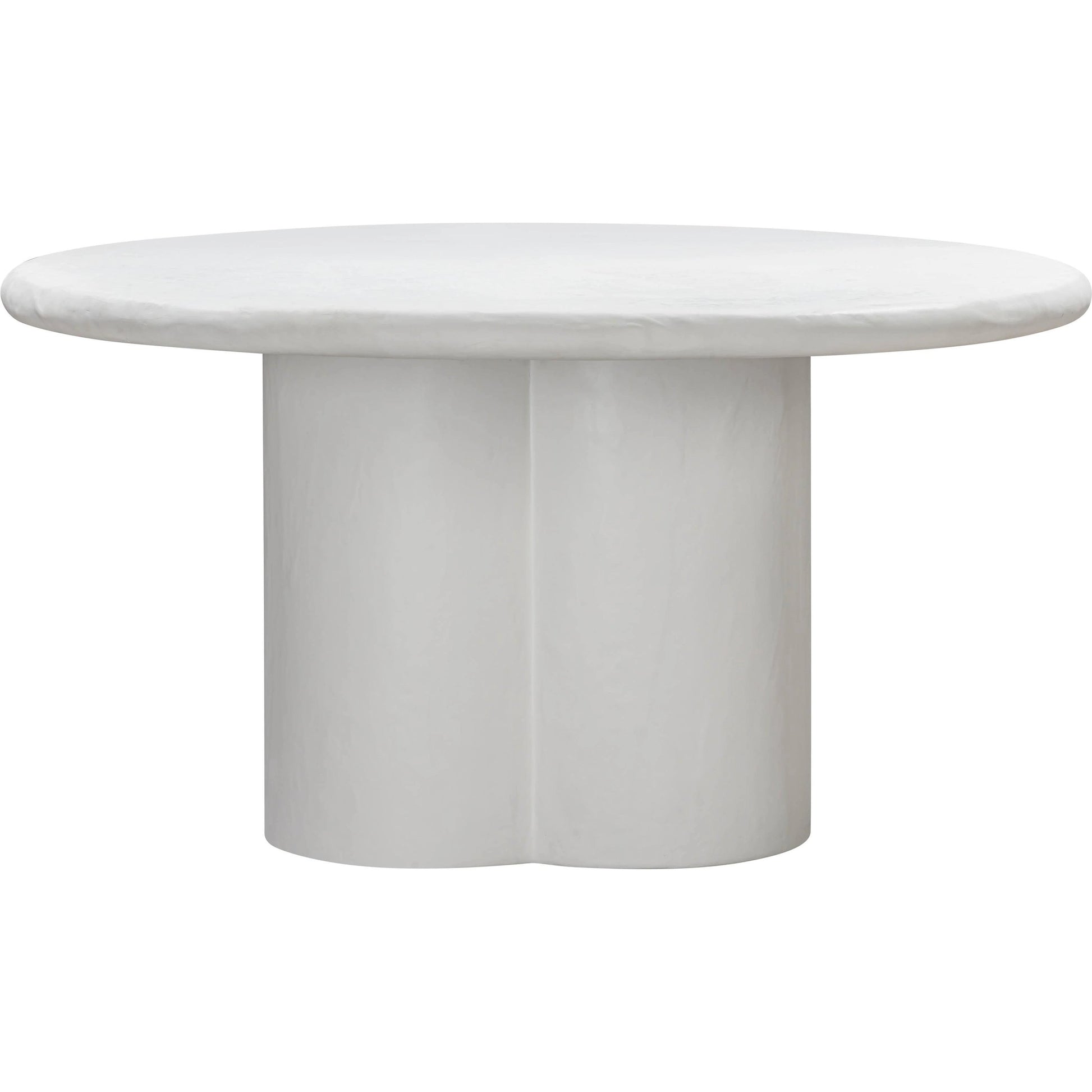 Elika Round Dining Table by TOV Furniture. Made from concrete in a modern style.