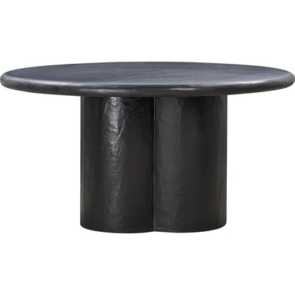 Elika Round Dining Table by TOV Furniture. Made from concrete in a modern style.