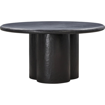 Elika Round Dining Table by TOV Furniture. Made from concrete in a modern style.