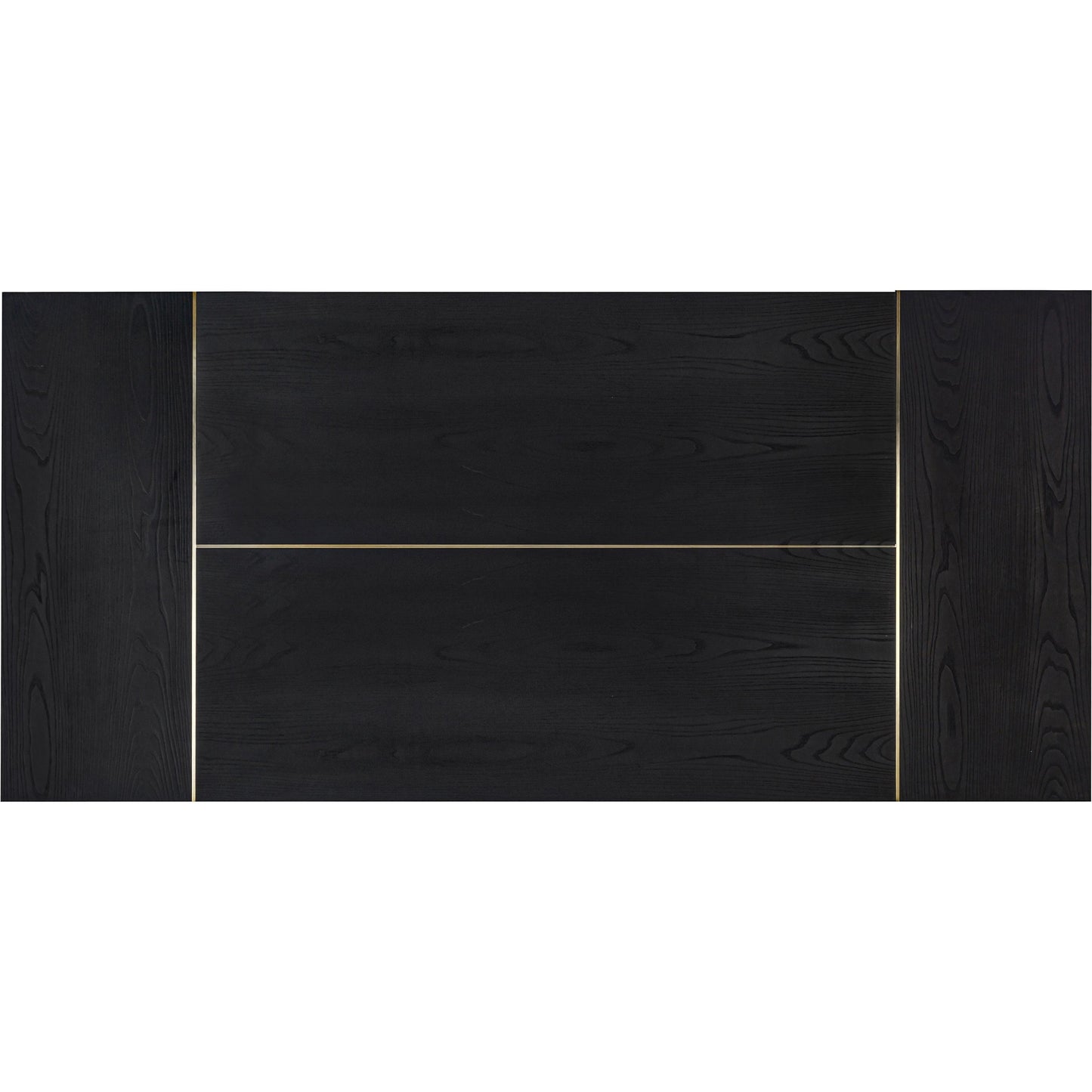 004 SI-2107541 | Additional Silo | Shiloh Rectangular Dining Table by TOV Furniture in black. Made from acacia veneer, iron, mdf in a modern style.
