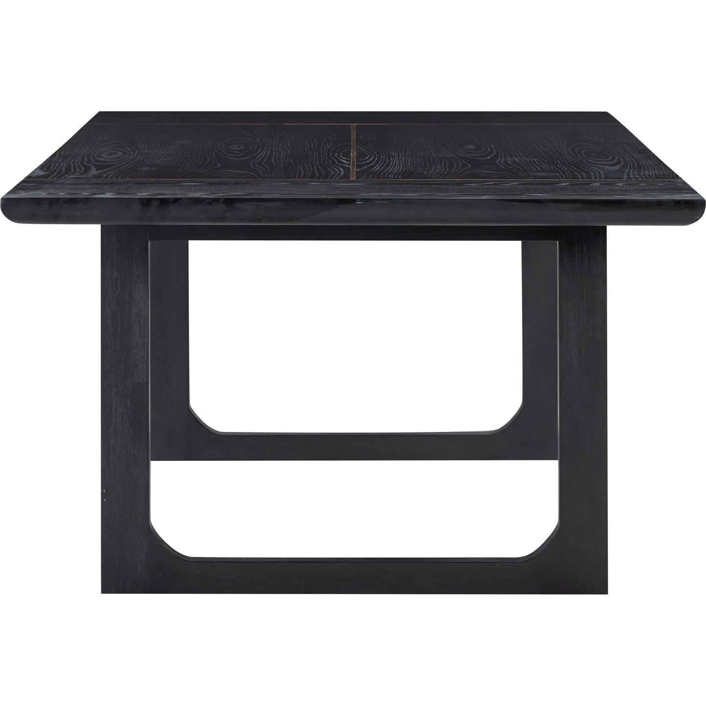 003 SI-2107541 | Additional Silo | Shiloh Rectangular Dining Table by TOV Furniture in black. Made from acacia veneer, iron, mdf in a modern style.