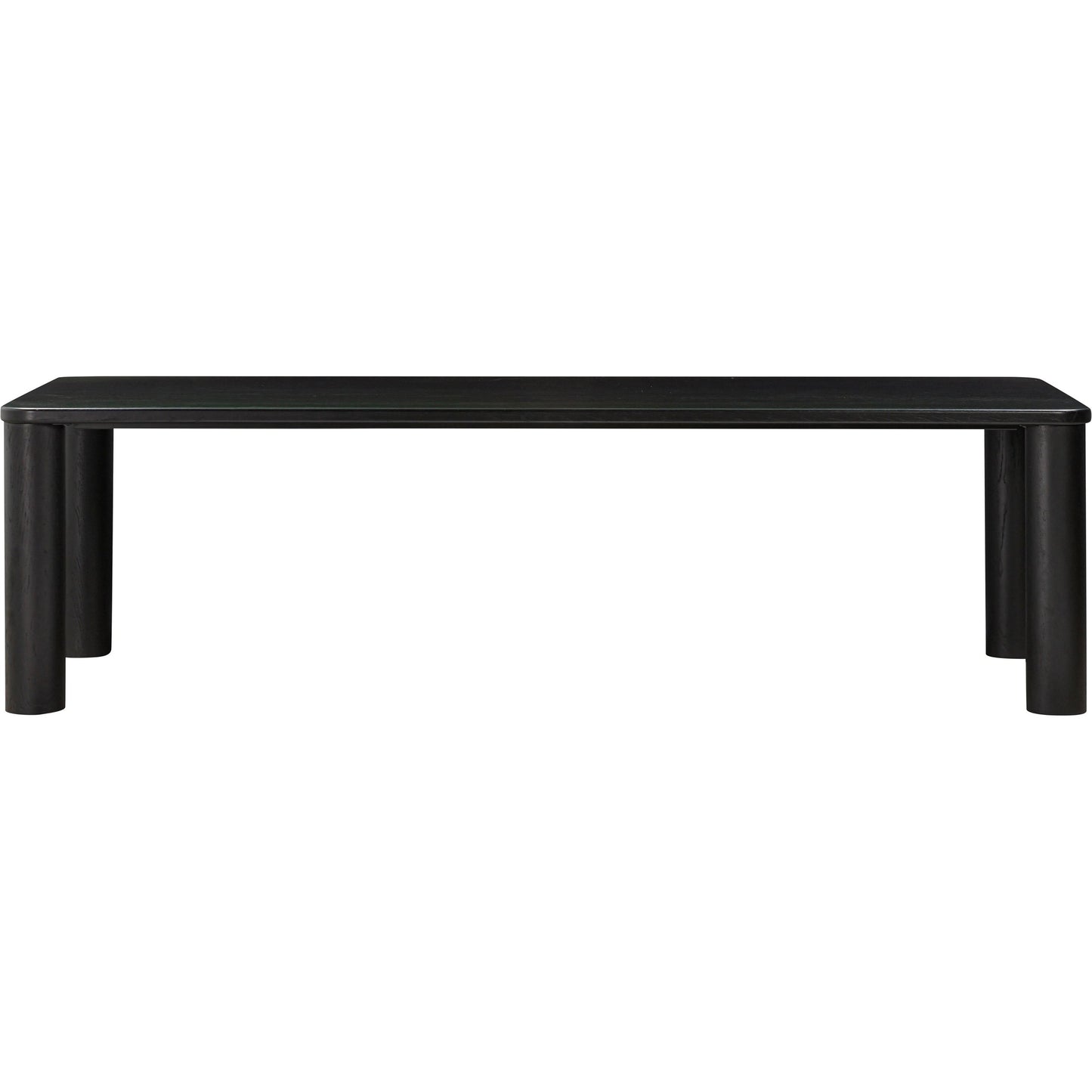 002 SI-2107243 | Additional Silo | Akola Oak Rectangular Dining Table by TOV Furniture in black. Made from iron, mdf, oak, oak veneer in a modern style.