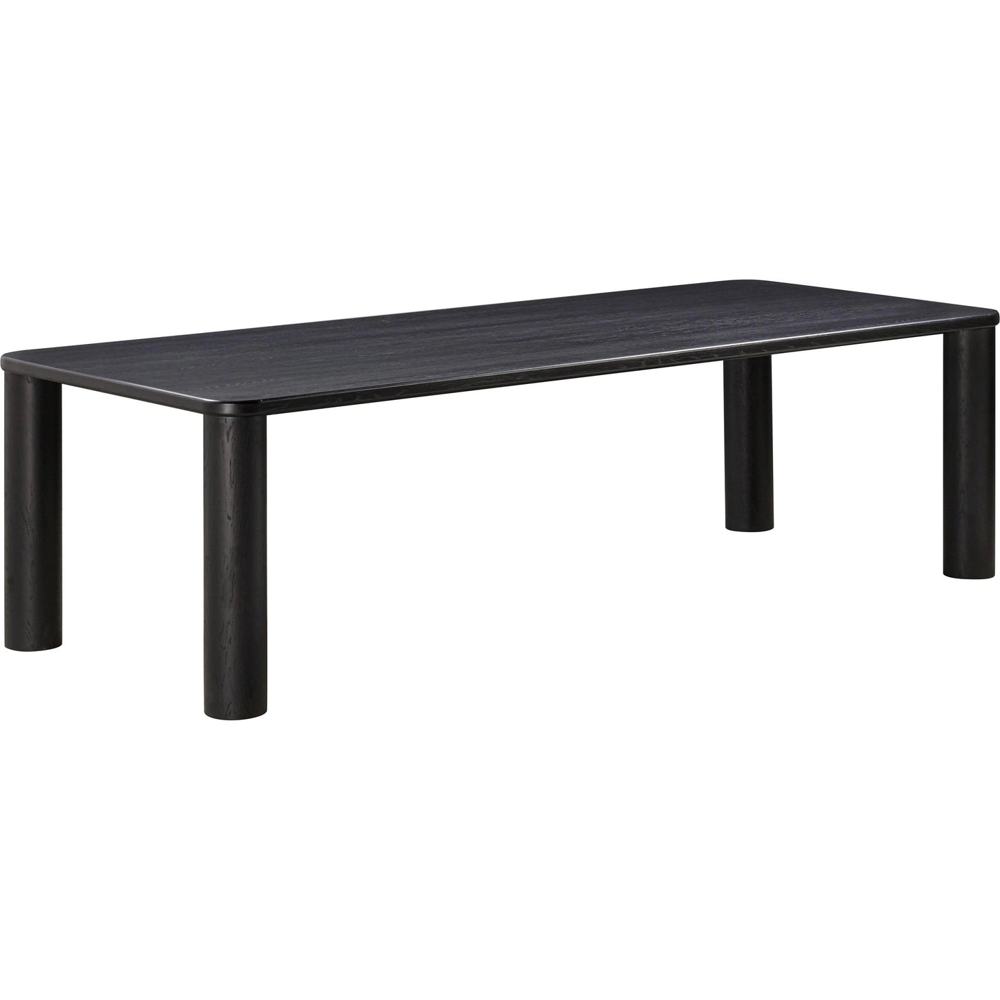 001 SI-2107243 | Primary Silo | Akola Oak Rectangular Dining Table by TOV Furniture in black. Made from iron, mdf, oak, oak veneer in a modern style.
