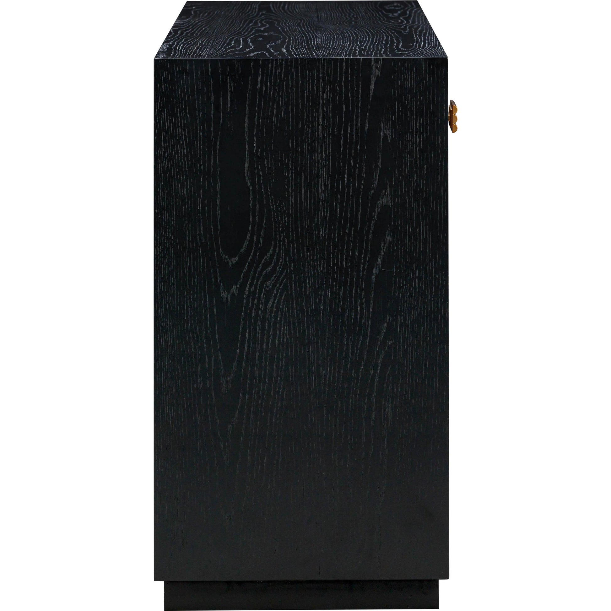 Aria Oak Buffet by TOV Furniture. Made from mdf, metal, rubberwood, veneer in a modern style.