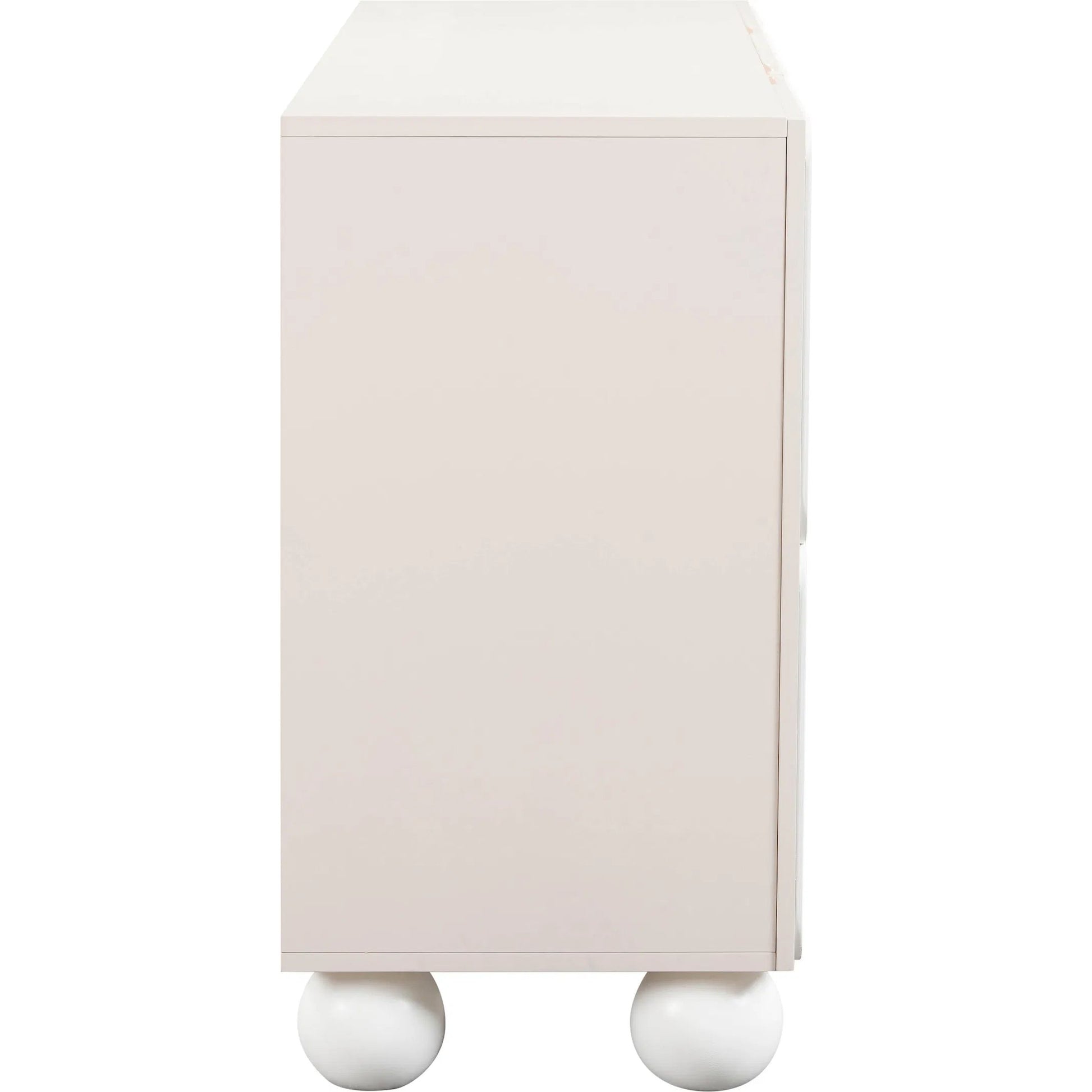 Tori Motif Buffet by TOV Furniture in taupe. Made from mdf, rubberwood in a eclectic & global style.